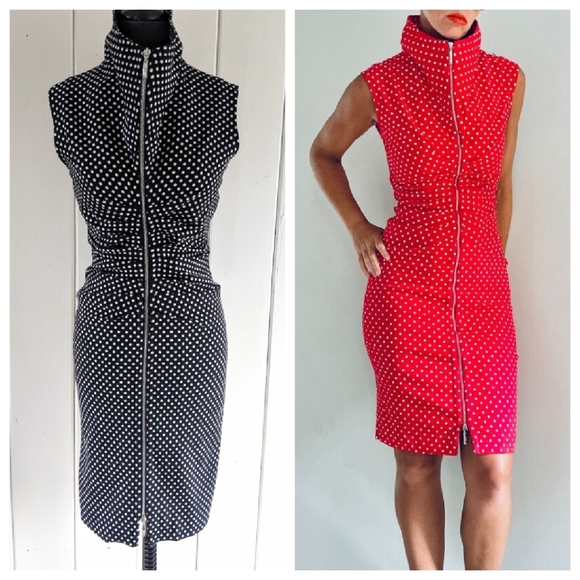 Joseph Ribkoff Dresses & Skirts - Joseph Ribkoff Bodycon Zip front dress sz 6